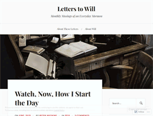 Tablet Screenshot of letterstowill.com
